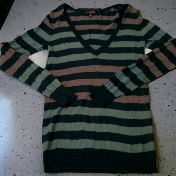 The Limited Green and Blue Sweater - Picture 3 of 8